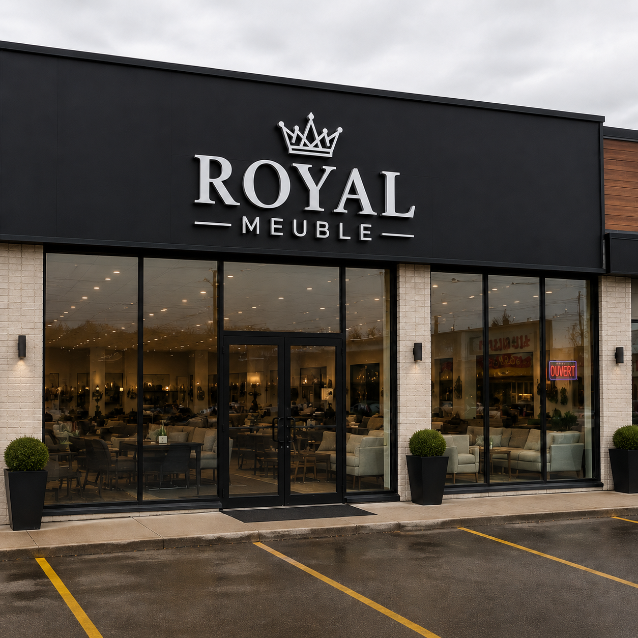 Royal Meuble furniture showroom in Laval